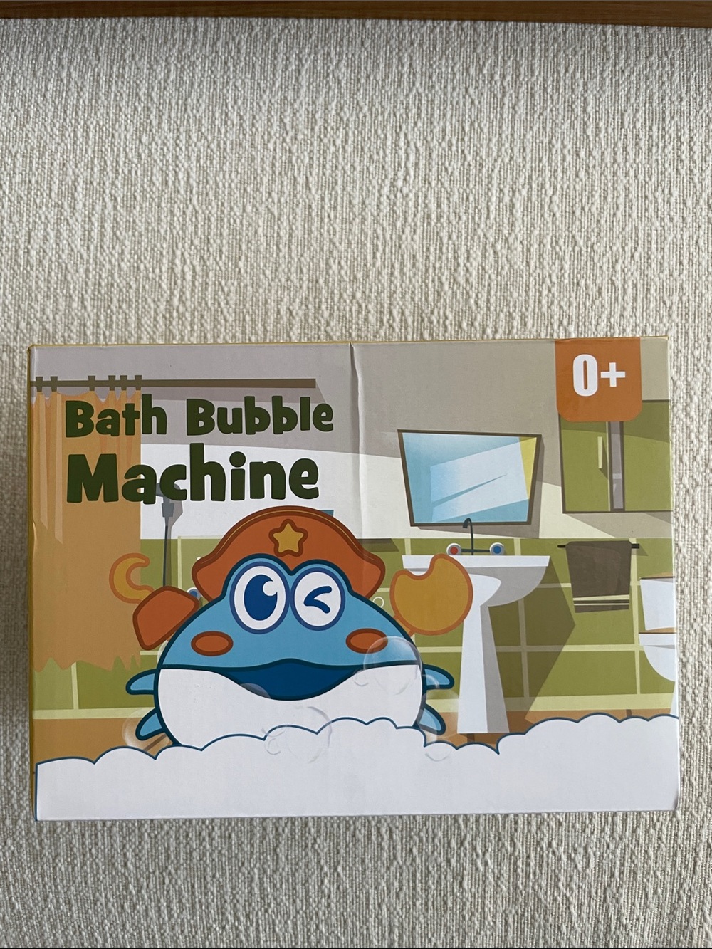 Bath Bubble Machine - Blue Foam Bath Toy. New In Box